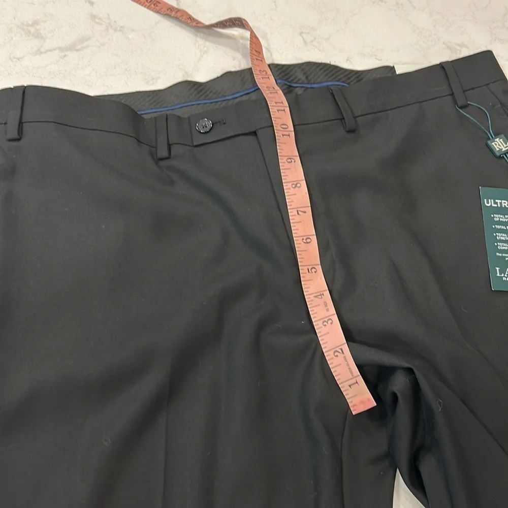 Men’s Lauren Ralph Lauren Black Ultraflex Pants Norton Size 40/30 NWT